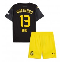 Camisa de Futebol Borussia Dortmund Pascal Gross #13 Equipamento Secundário Infantil 2024-25 Manga Curta (+ Calças curtas)